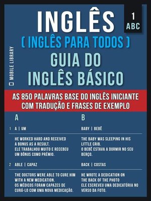 cover image of 1 &#8211; ABC--Inglês ( Inglês Para Todos ) Guia do Inglês Básico